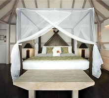 Paradise Road Mosquito Nets at Cocos Resort